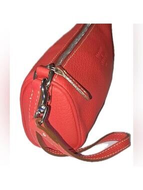 Dooney & Bourke Red Clutch Wristlet Leather
